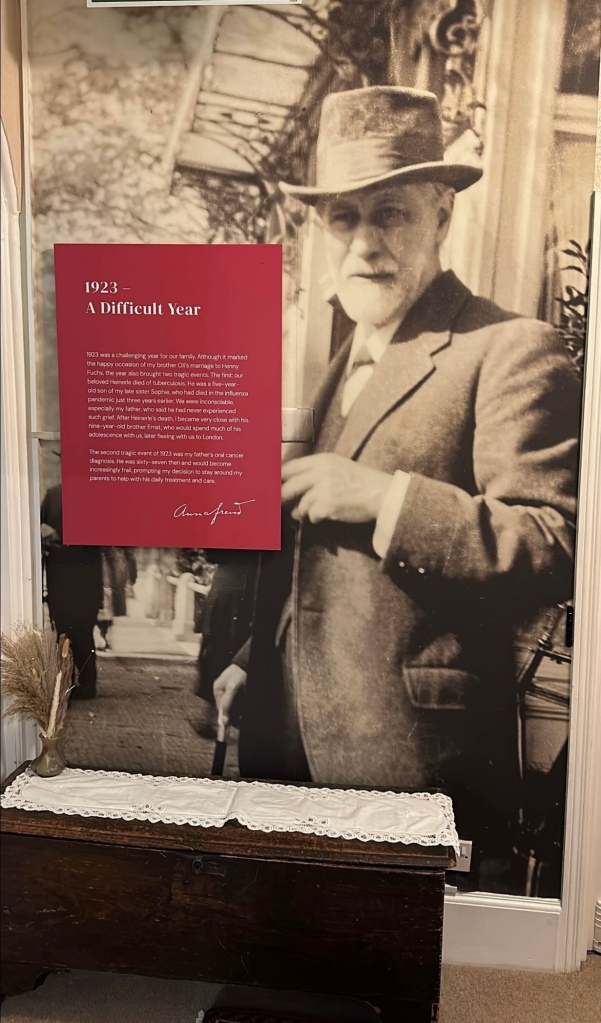 An image of Freud, from the Freud museum